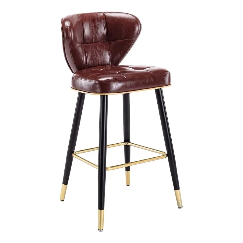 Luxury Nordic Bar Chair High Stool American Leisure Bar Chair