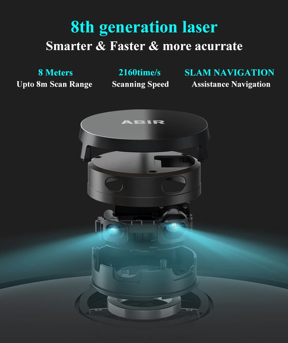 2023 best automatic Robot Vacuum Cleaner Sweeping and Mopping floor with Laser Navigation