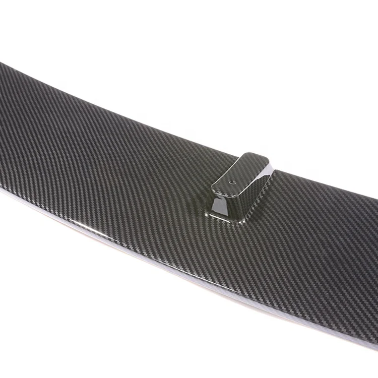 Automotive Parts Carbon Fiber look Car Front Bumper Lip For BMW 3 Series G20 Upgrade AC Type Front Lip Splitter 2019 2020