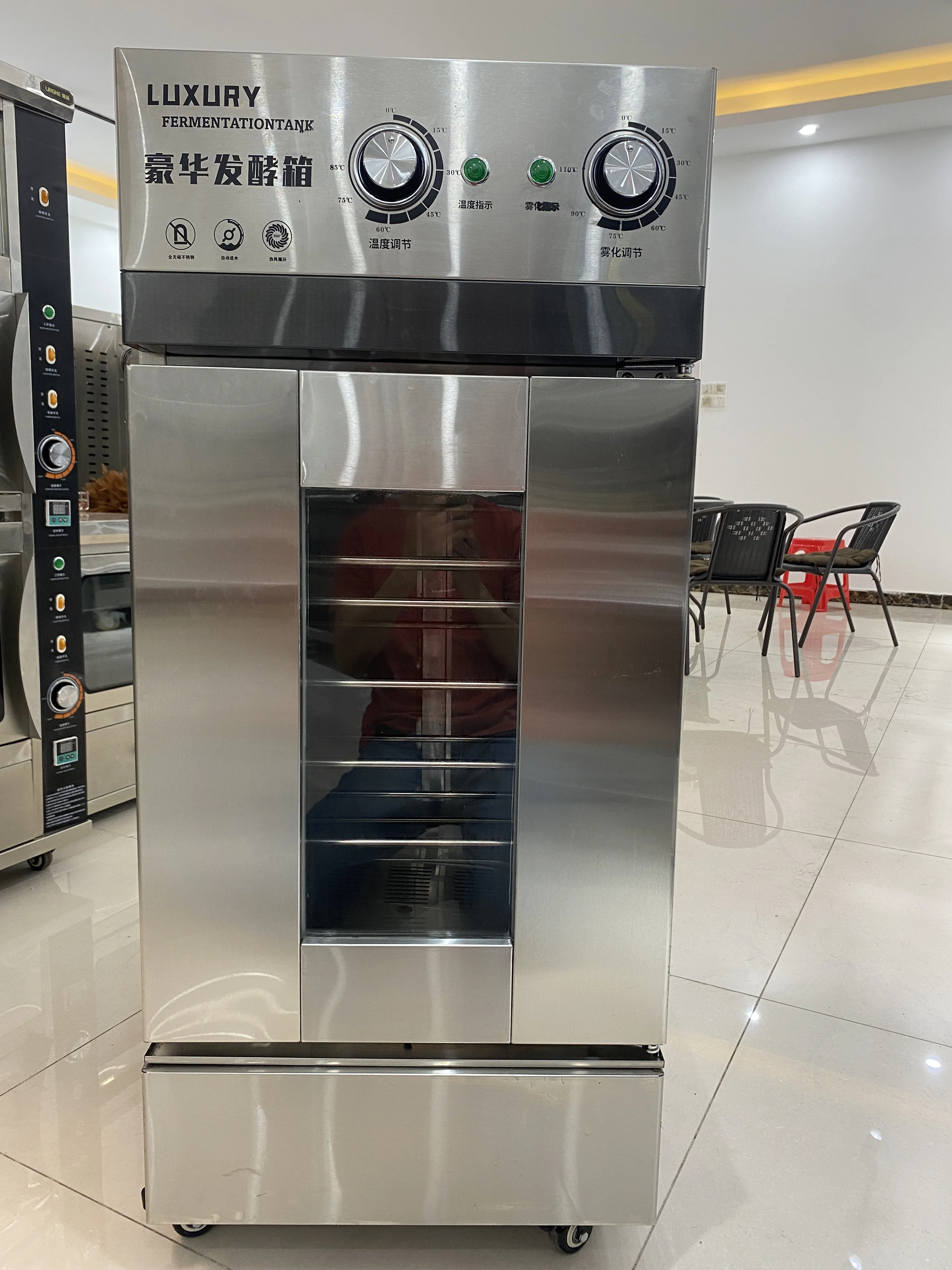 Professional Commercial Single Door Bakery Bread Pizza Proofer Kitchen Equipment Dough Proofer  RHP-6M