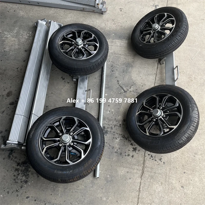 3 tons aluminum steel optional auxiliary wheel trolley wheel for the moving vehicle car wrecker towing self loading dollies