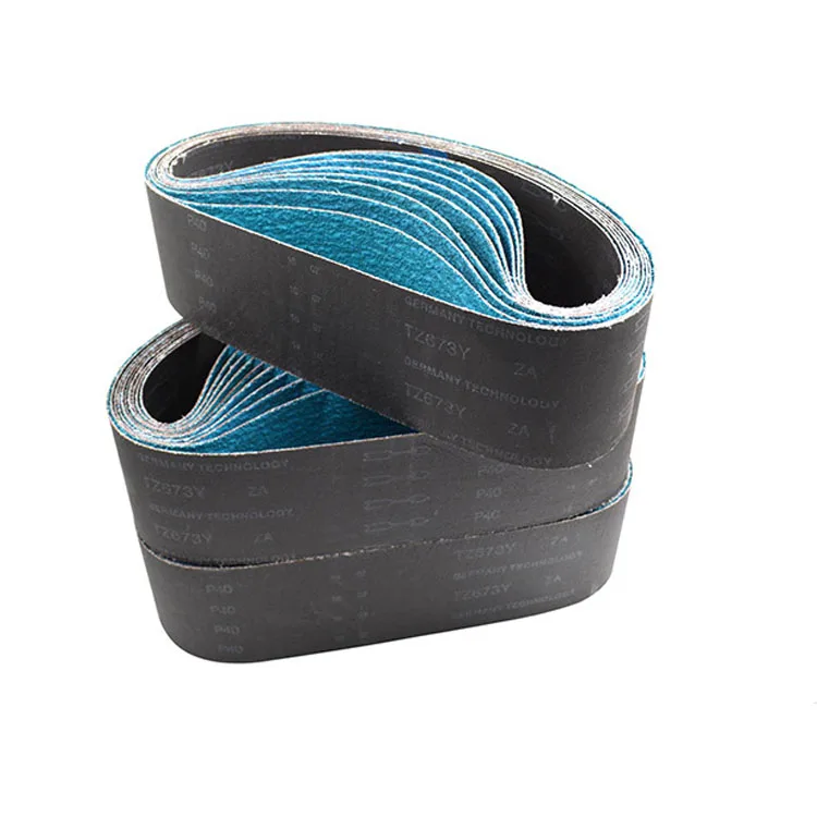 Polishing wire steel plate sand belt 80 girt zirconia material sanding belt