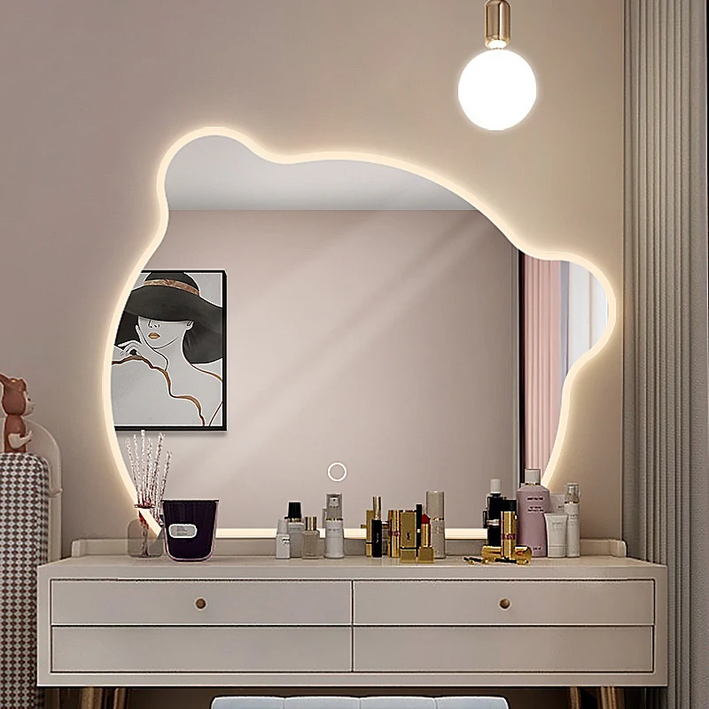 WINER M&G 5mm Creative arts wall mirrors wholesale Hd mirror Hotel  Bathroom Led Mirror with Touch Sensor
