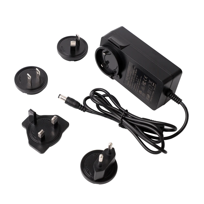 Высокое качество AC 110V к DC 24V 1.5A 36W сменный переходник AU UK EU US тип питания 24 вольт 1.5Amp 36 ватт