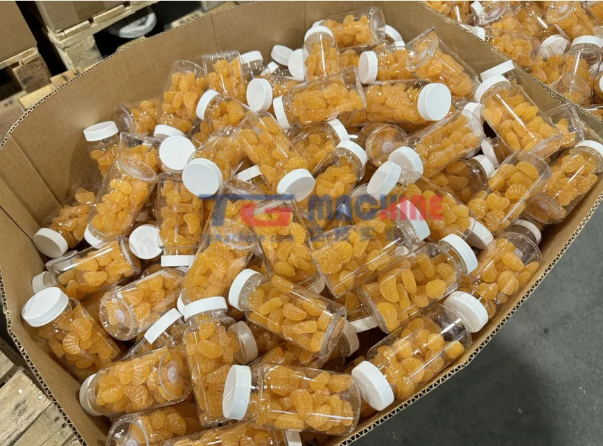 automatic advanced Jam-filled jelly candy processing equipment gummy bear candy making depositor machine