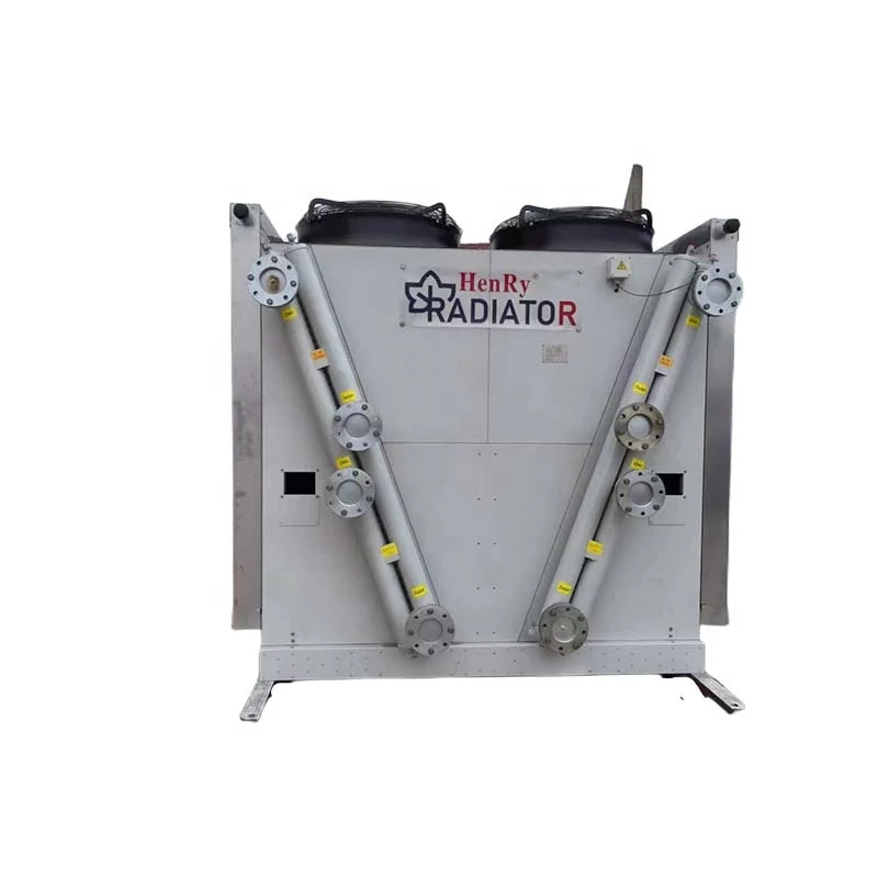 free cooling Heat Exchanger for Dielectric Cooling Fluid with 3D Drawing adiabatic cooling system