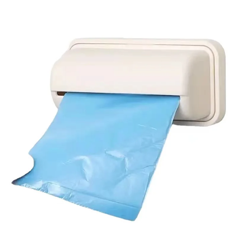 Trash Bags Storage Box Garbage  Dispenser for Kitchen Bathroom Wall Mounted Grocery Bag Holder Kitchen Plastic Bags Container