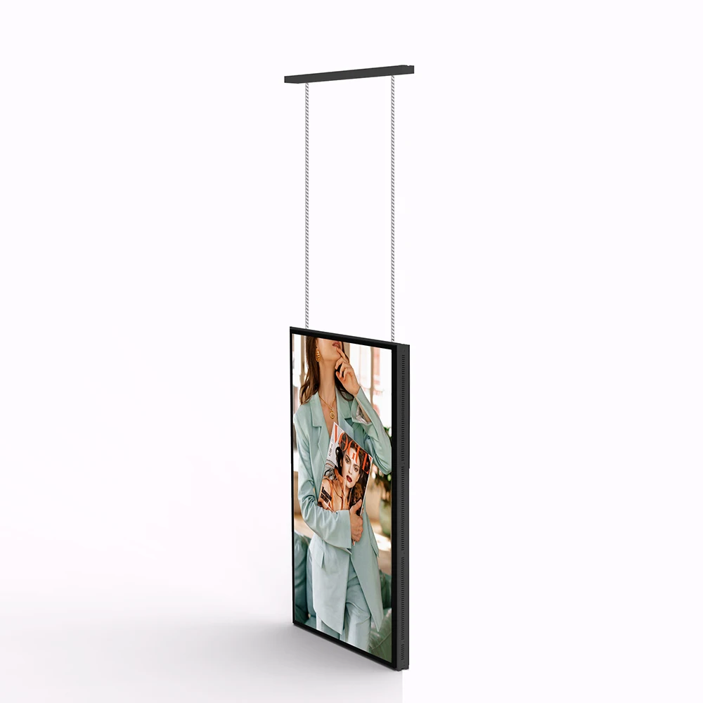Shop 55 65 Inch 700 1200 2500 Nit High Brightness Monitors Hanging Advertising Digital Signage Facing Window Lcd Screen Display