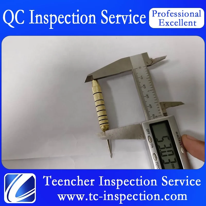 Darts quality control inspection and shipping service defects sorting service