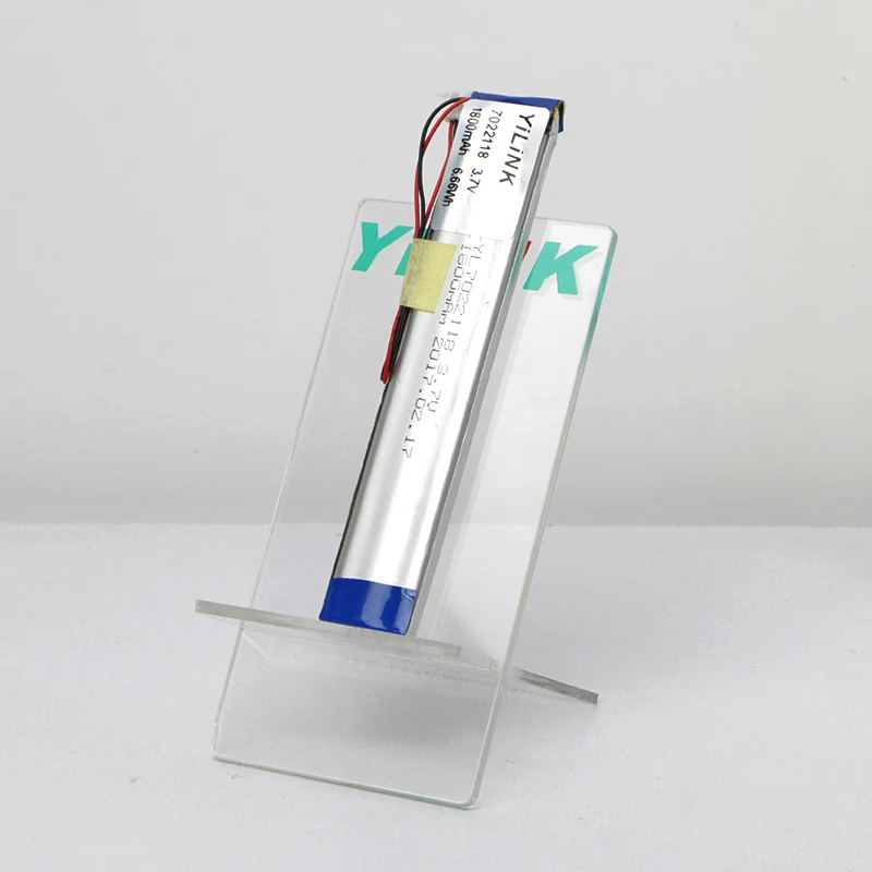 Prismatic li-ion polymer battery back 3.7v 1800mah