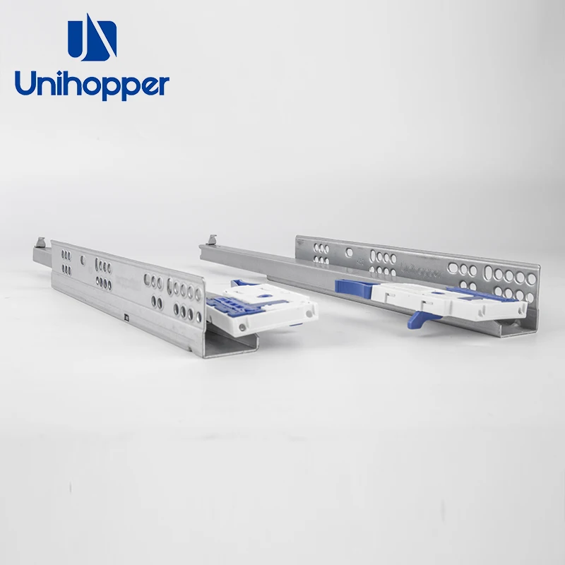 UNIHOPPER 3D Регулируемый скрытый скользящий держатель для выдвижных ящиков ползунки мягкие закрывающие слайды