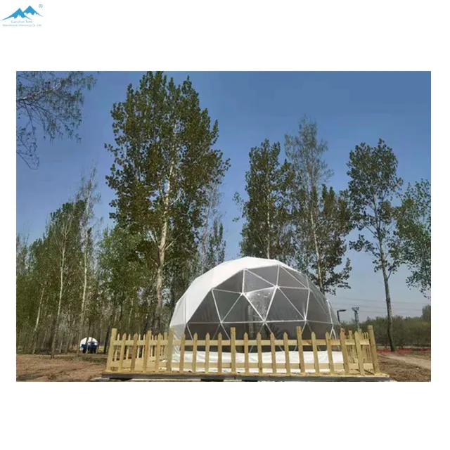Алюминиевый геодезический купол прозрачный ПВХ сборный праздничные палатки