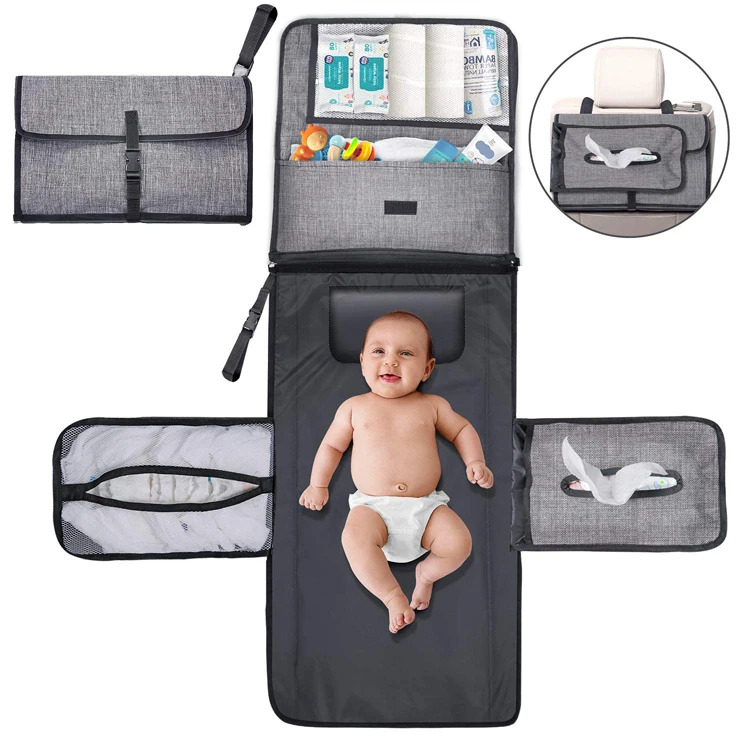 
Waterproof Baby Travel Diaper Changing Mat Clutch Portable Baby Changing Pad 