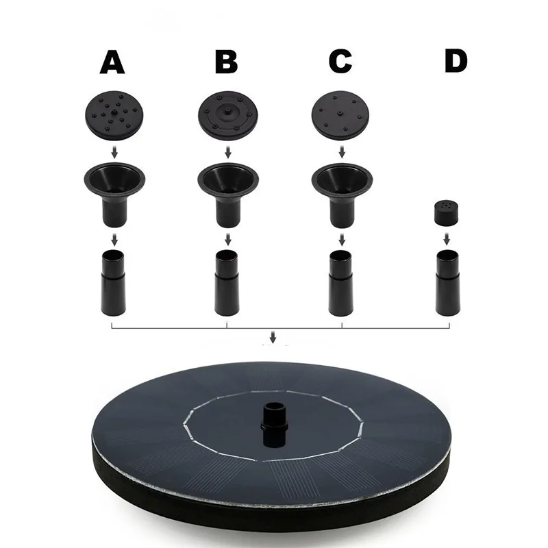 Отличная дешевая цена индивидуального фонтана солнечного насоса с модернизированной