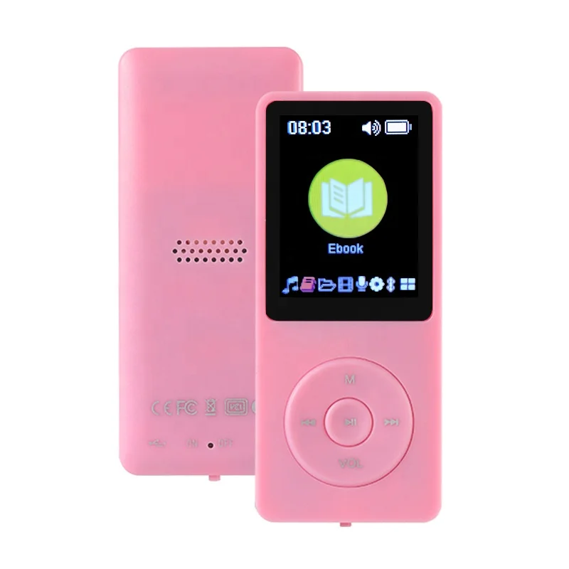 Digital mini audio reproductor mp3 music player portable walkman with speaker with display