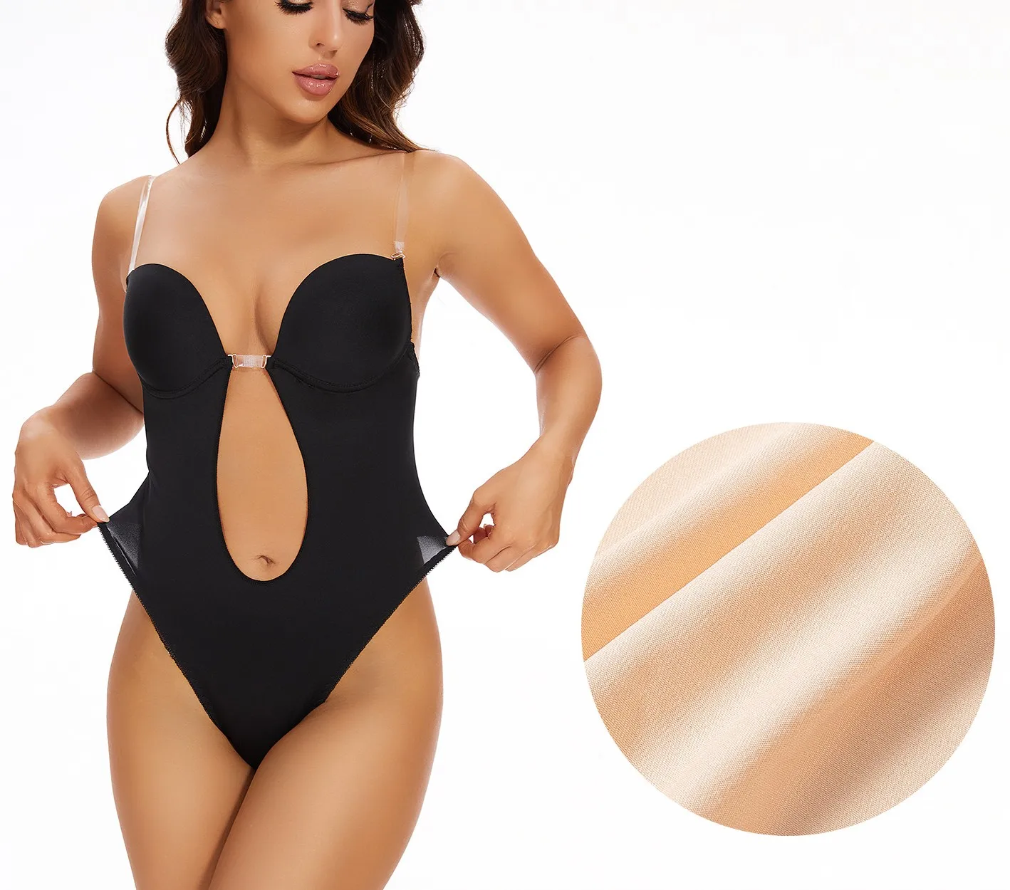 Invisible Slimming Body Suit Womens Shape Wear Slim Body Suit Shapewear Bodysuit Thong For Women
