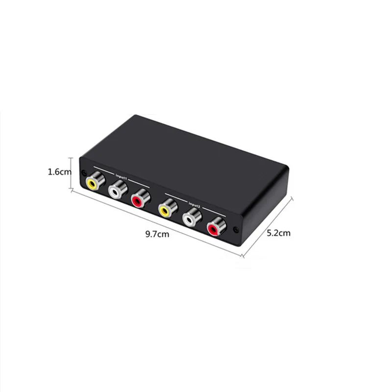 1080P двойной AV RCA к HDMI преобразователь CVBS к HDMI композитный видео аудио преобразователь поддерживает NTSC PC X box PS3/4 TV VCR камера DVD