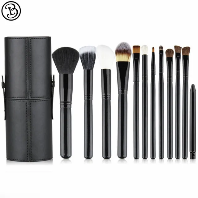 
Cheap goat hair 12pcs makeup brush set wholesale 