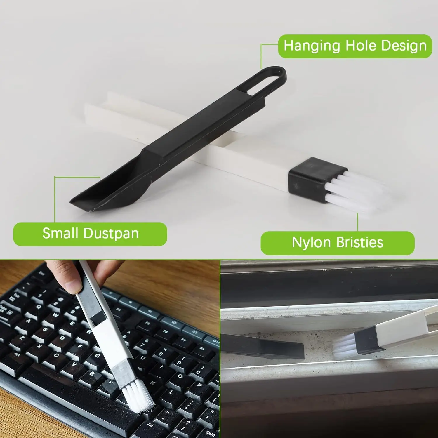 High Quality Grout Cleaning Brushes Tile Joint Scrub Brush Sturdy Cleaner Brush 9 in 1 Floor Hand Eco-friendly