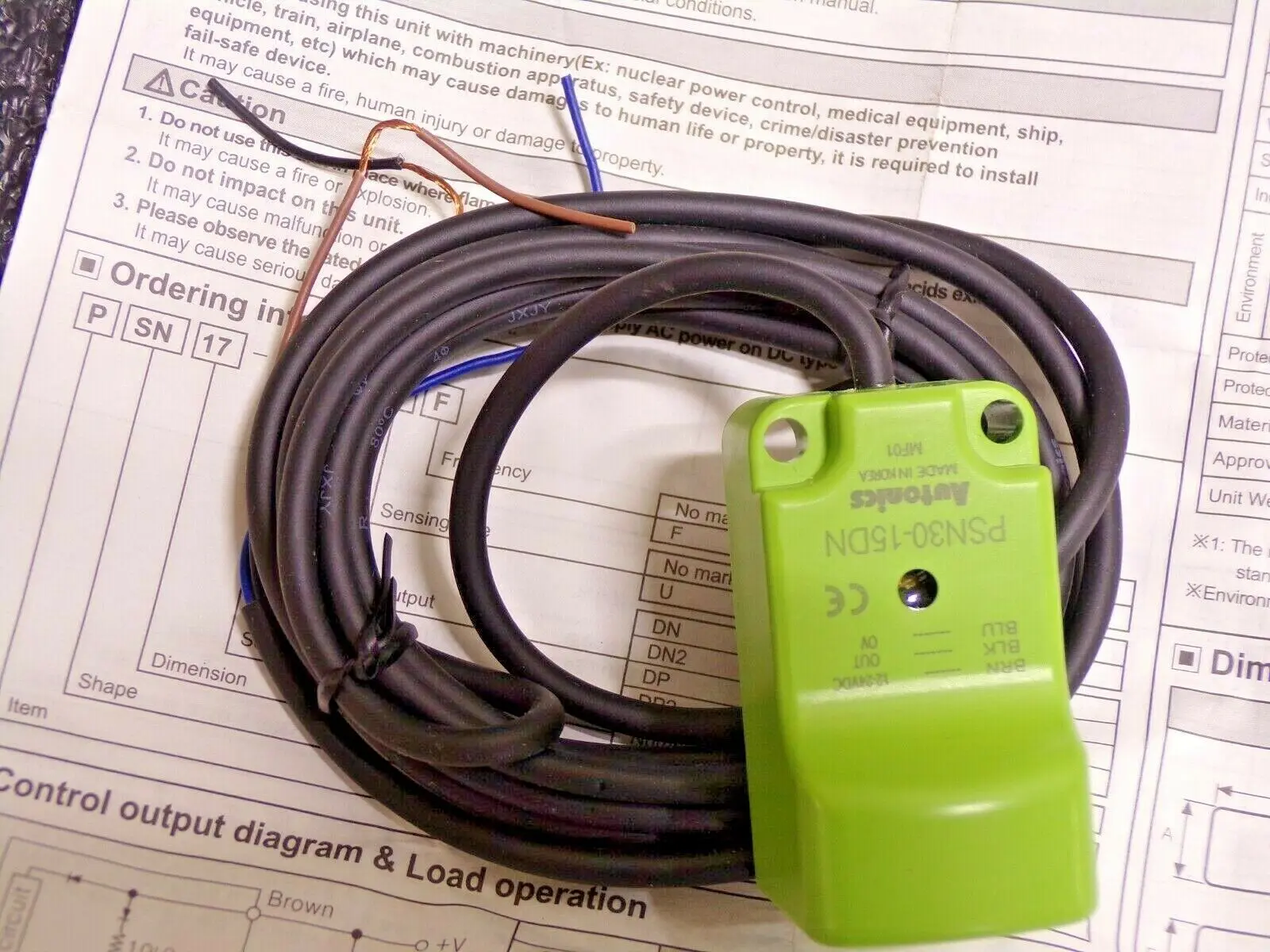 Autonics Capacitive Proximity Sensor CR18-8AC