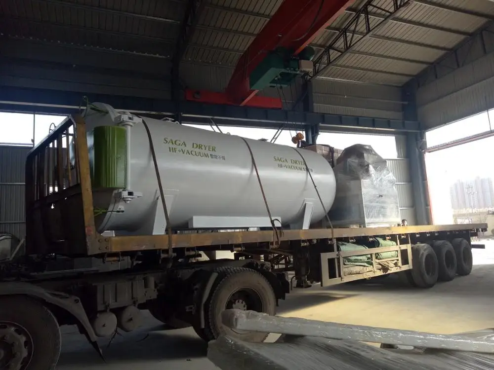 Wood Dryer Machine Vacuum Oven Drying Timber Kiln SAGA 4.5 Cubic Meter