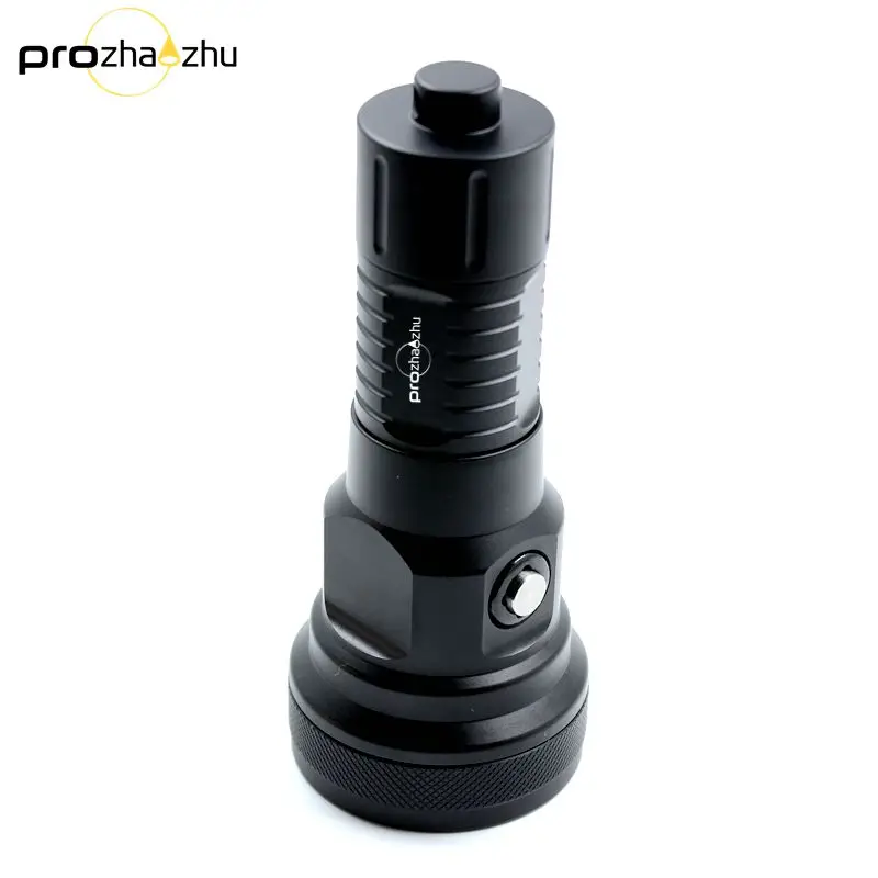 Super Bright Waterproof Flashlight IP68 100M SFT40 2500 Lumen 26650 Handheld Backup Underwater Scuba Diving Light