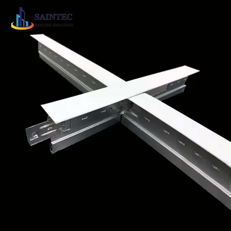Custom Suspended T24 Galvanized Steel Black Drop Ceiling T Grid