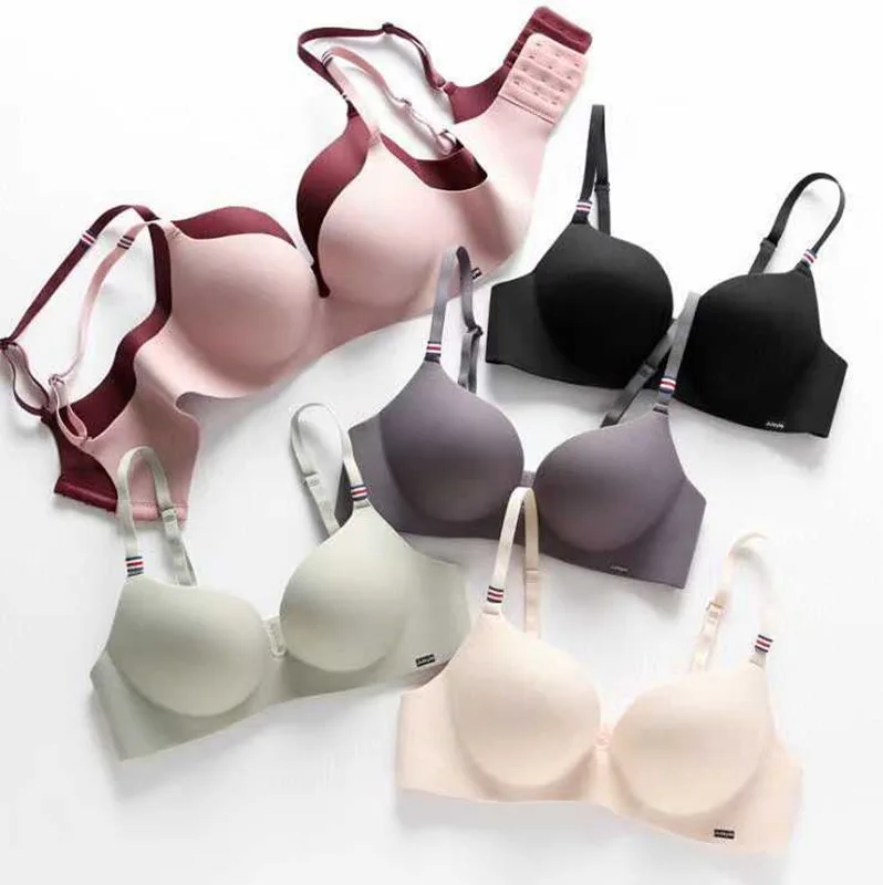 2024 Comfortable Female Wireless Bras Underwear Ladies Sexy Panty Set Bra & Brief Sets