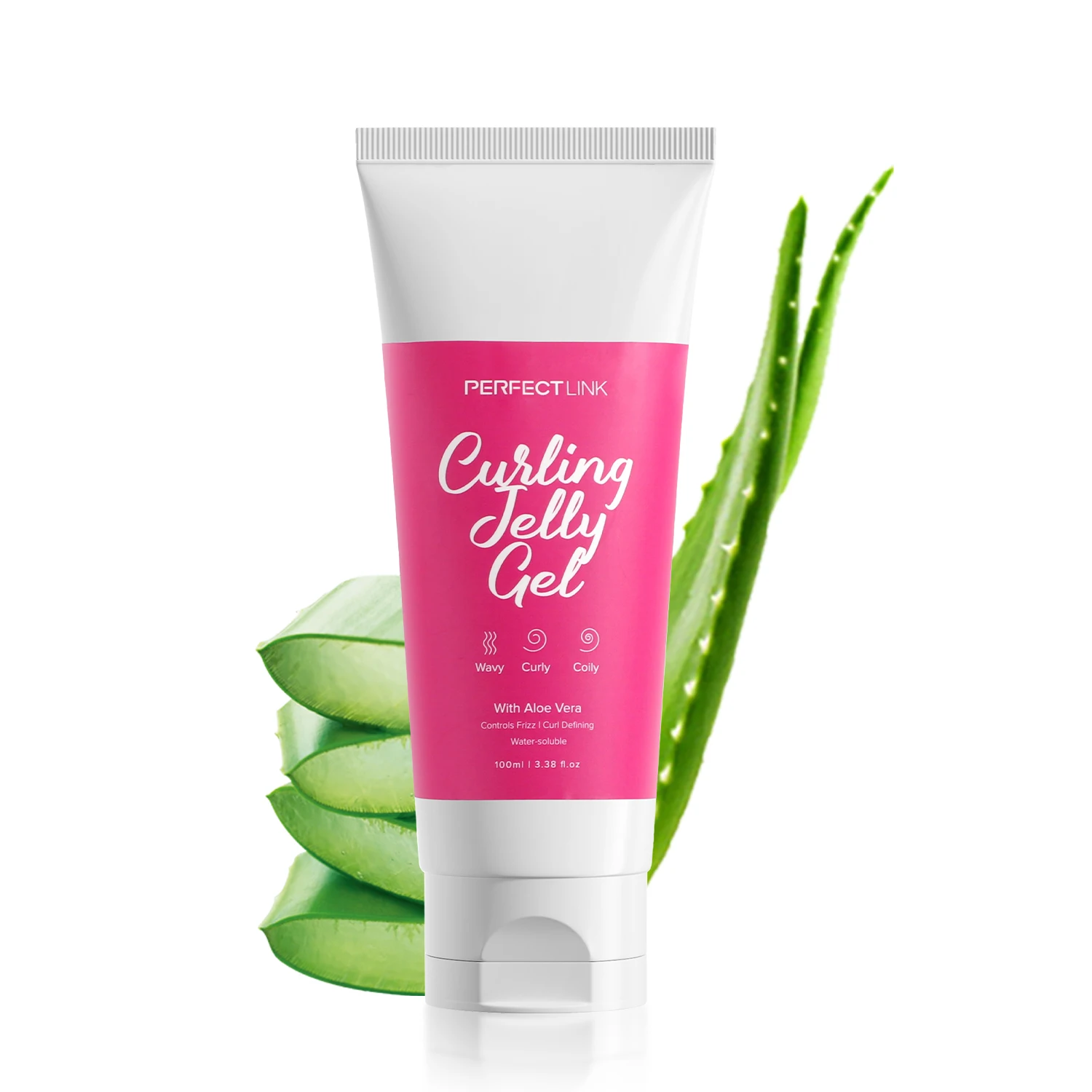 Private Label Natural Elastin Gel Curly Frizzy Hair Moisturizing Hair Styling Care Curling Cream for Curl Defining Enhancing