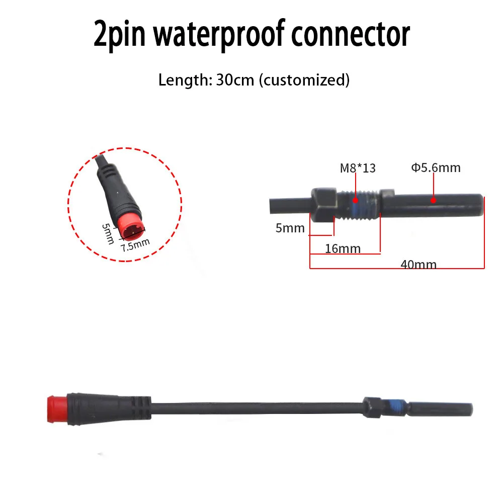Electric Bike Magnetic Brake Sensor For Ebike Cut Off Power Brake System 2 3 Pin Plug Power Sensor Line Electric Bicycle Parts