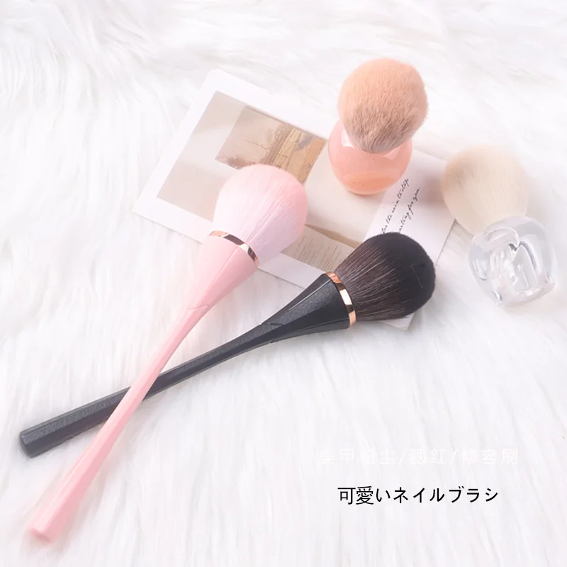 2022 TSZS щетка для чистки ногтей с пластиковой ручкой удаления пыли Кисть макияжа частной