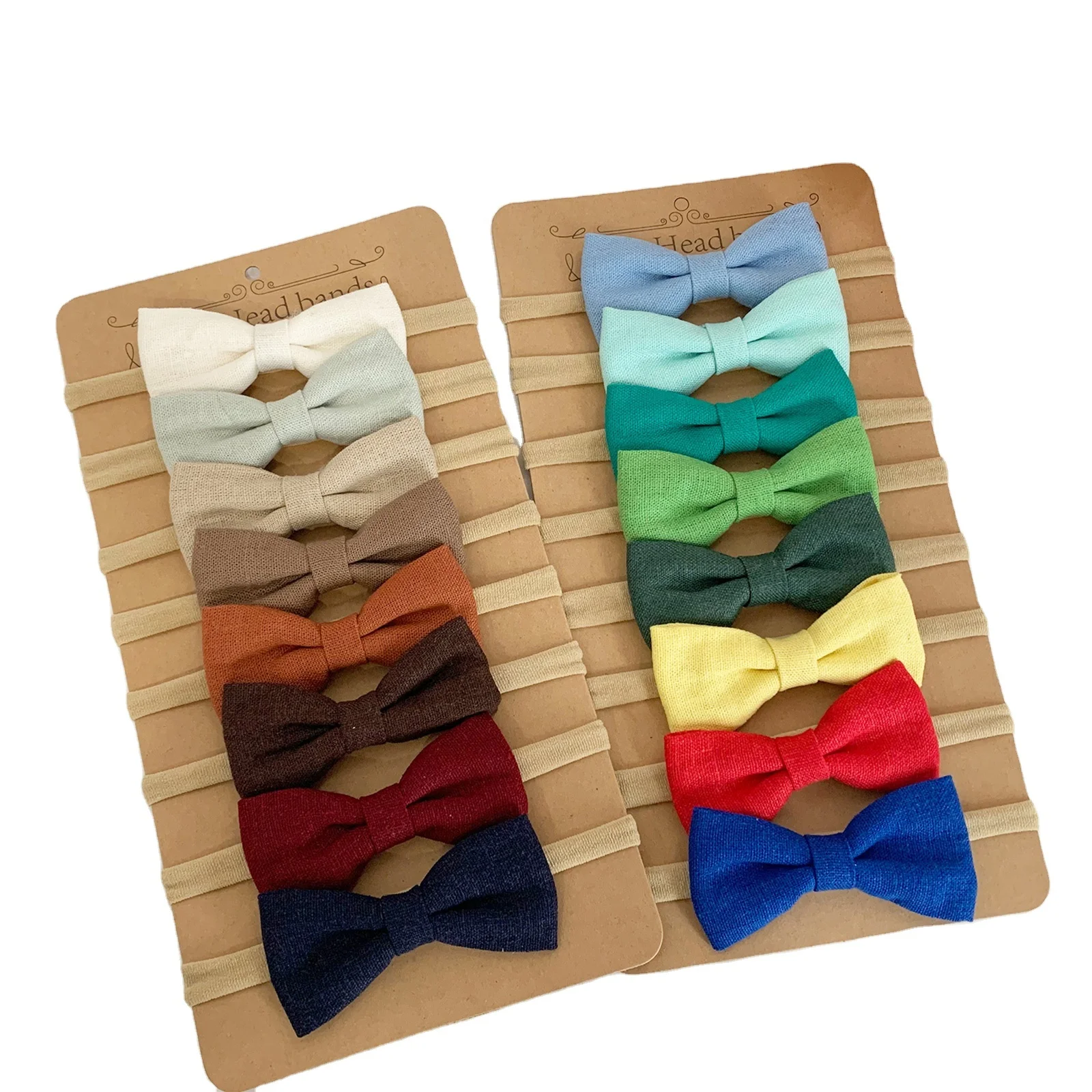 E-Magic wholesale baby girls cute headbands custom soft nylon handmade hair accessories for baby head decoration