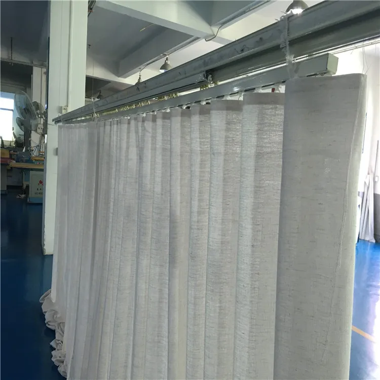 Sheer Curtains S Fold Curtain Home Decor French Window High CLASSIC KOREAN Shenzhen Woven Solid Ripple Fold Linen 100% Polyester