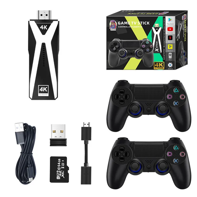 Game console Android TV dual system 2.4 wireless  TV game console for  PSP M10