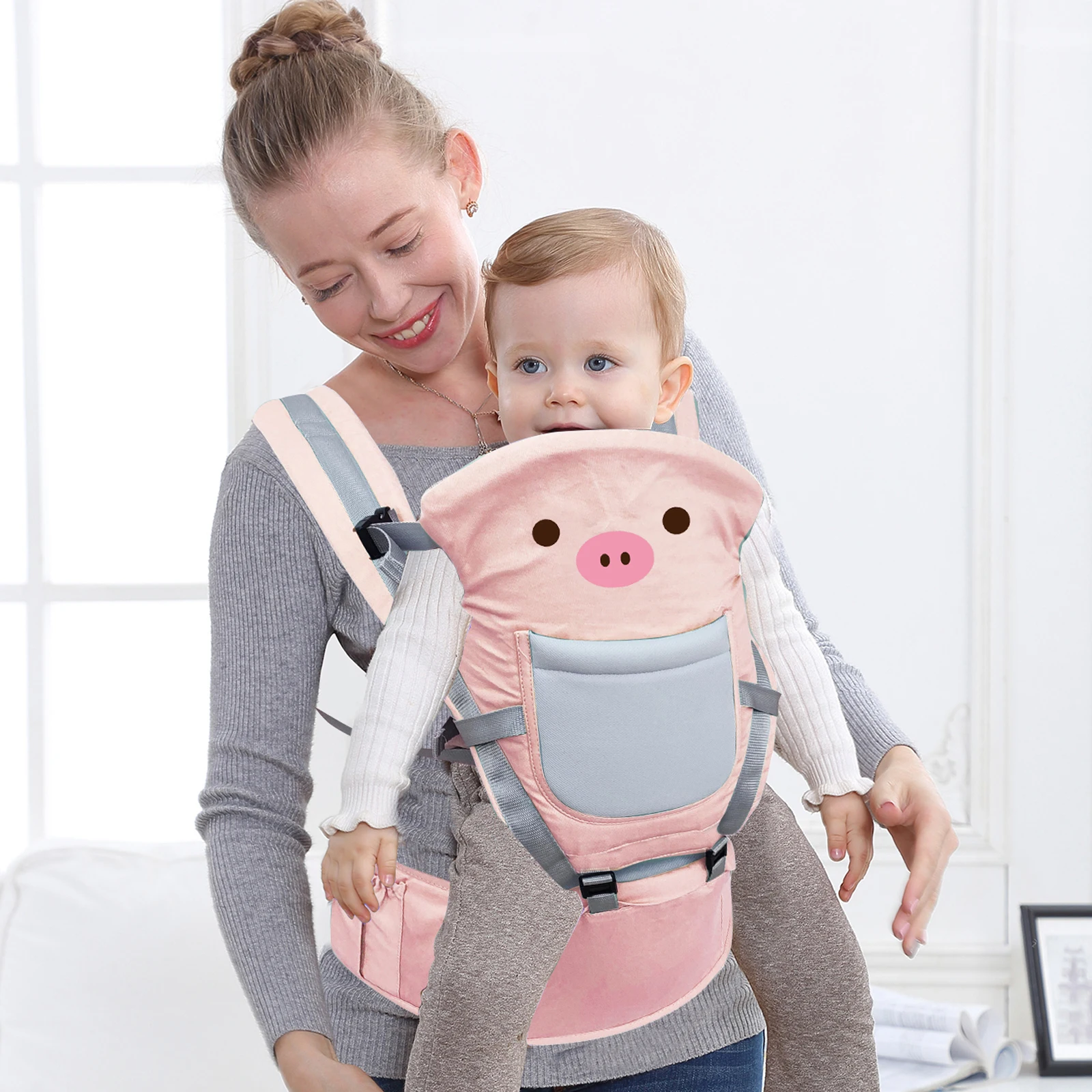 Professional baby products high quality baby carrier waist stool walkers ergonomic baby carrier with hip seat soft