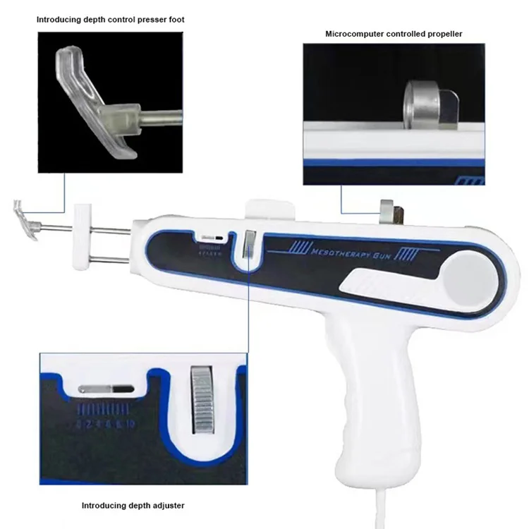 Mesotherapy Gun Anti Aging No Needle Injection Meso Gun Mirconeedling Skin Lift Wrinkle Removal Mesotherapy Gun Injector