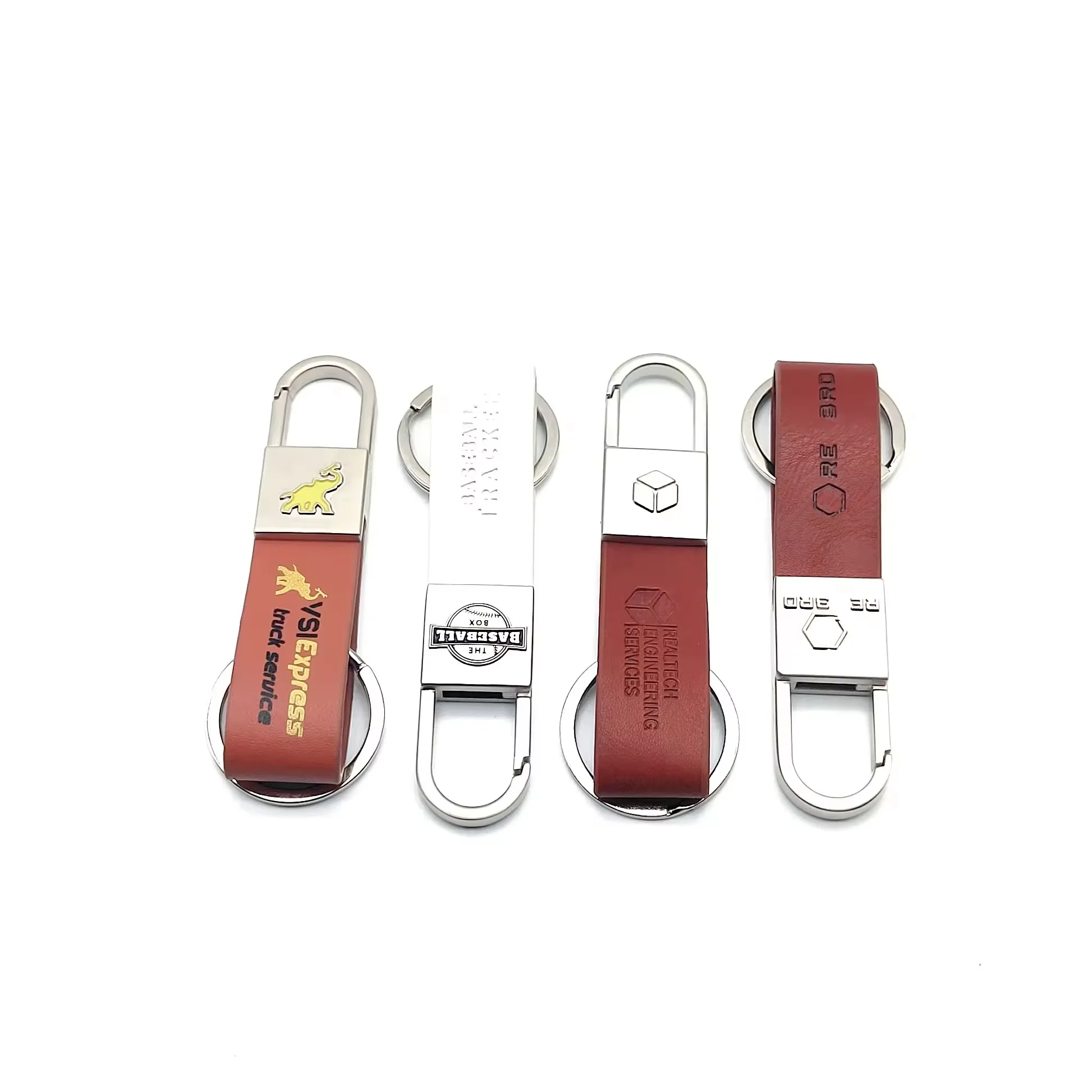 Customized enamel car brand logo key chains key holder wholesale car logo keychain