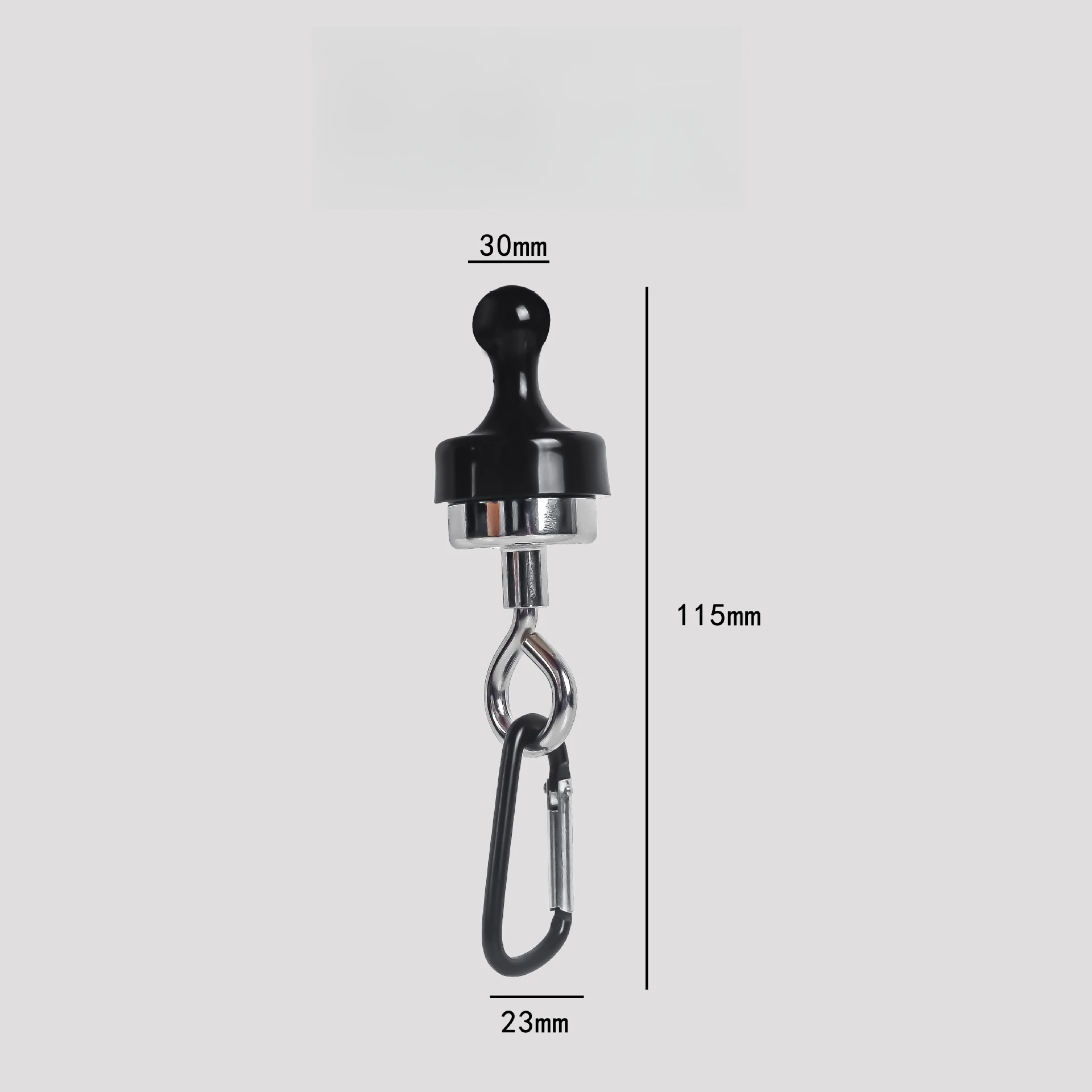 Hot sale D-Rings Magnetic Hanger Hook Portable Multifunctional Magnetic Gear Hanger Outdoor Tent Carabiner Hanger