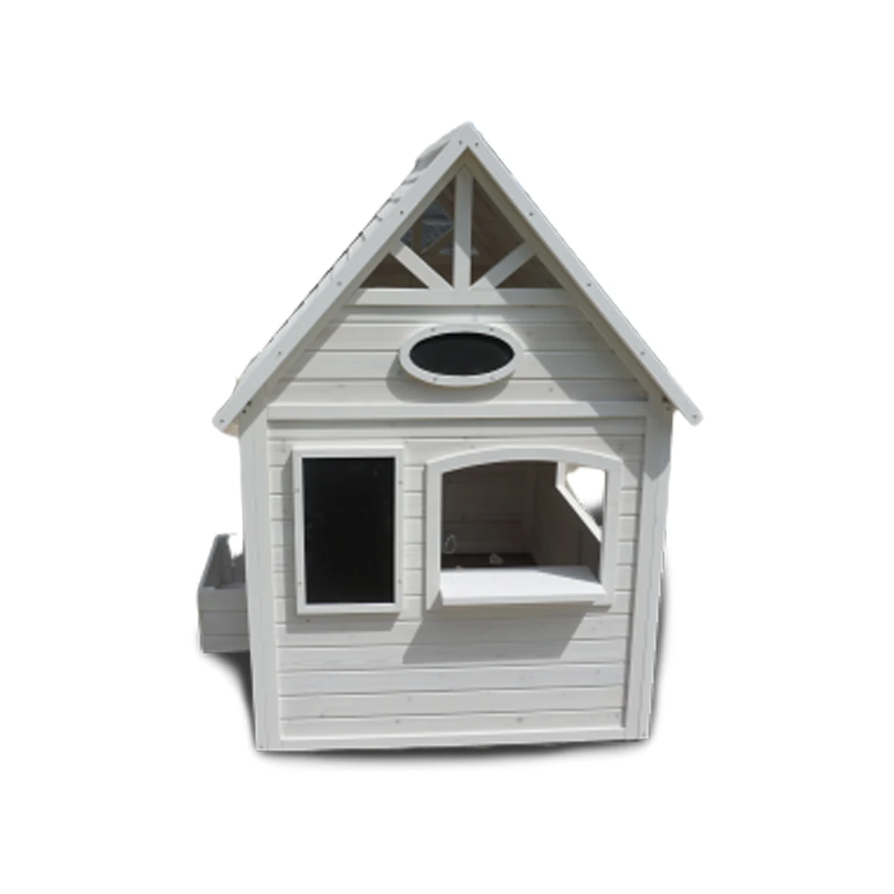 Заводской водонепроницаемый садовый безопасный новый дизайн деревянные детские уличные игровые домики для продажи