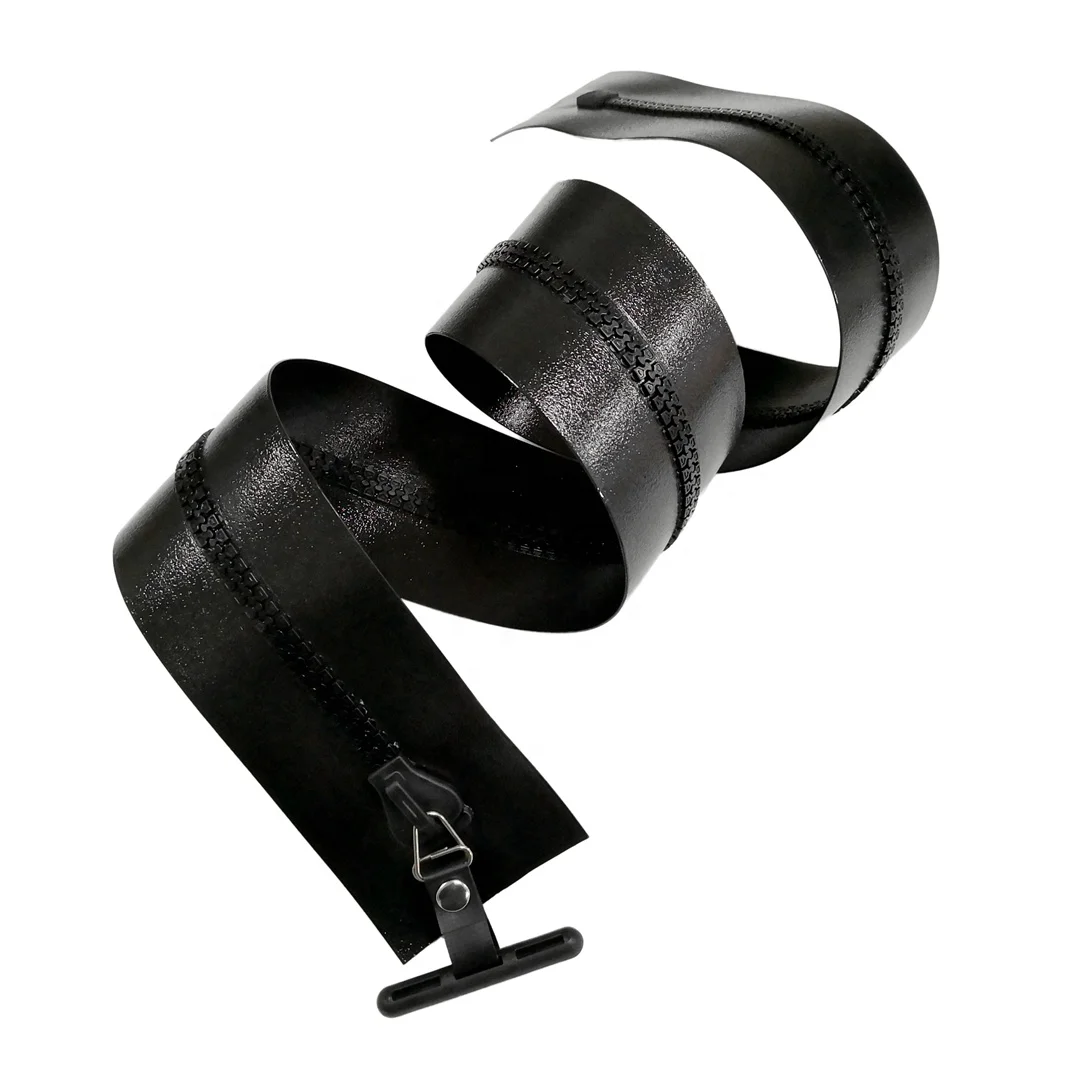 #10 Heavy Duty TPU Airtight Zipper Resin Waterproof Zipper HF Weldable for Waterproof Backpack Cooler Bag  (Tape Width 5 cm)