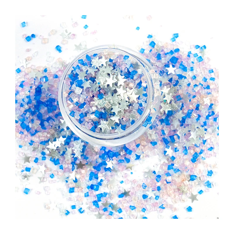Sparkle Sugar Crystals & Stars Decorative Sprinkles