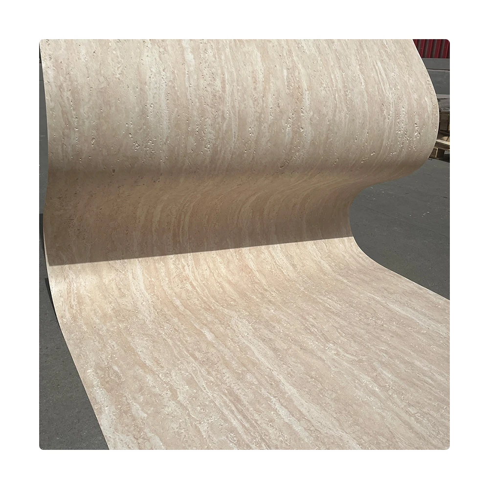 Hot Sell Soft Wall Cladding Decoration Material Travertine Surface MCM Flexible Natural Stone For Hotel Project
