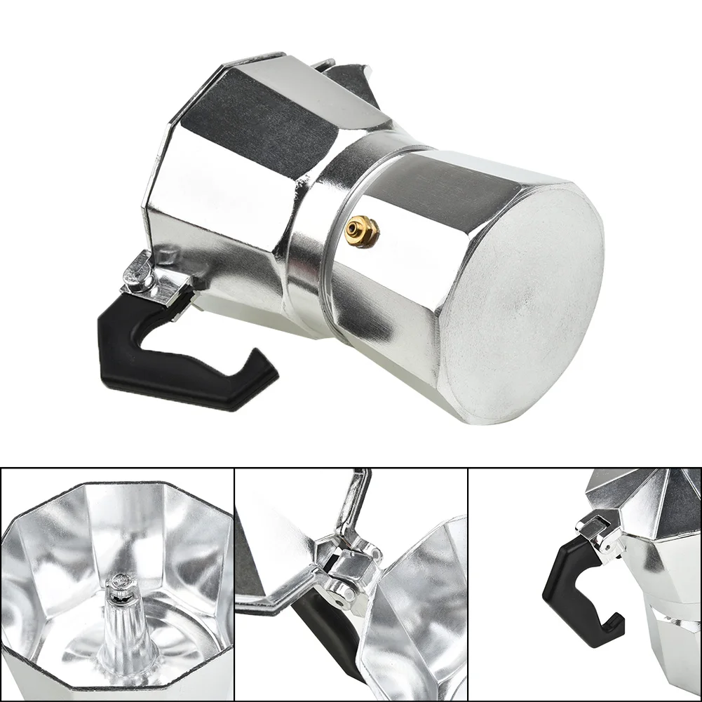 Moka Pot Italian Coffee Machine Espresso Aluminum Geyser Coffee Maker Kettle Latte Stove Classic Coffee Barista Accessories