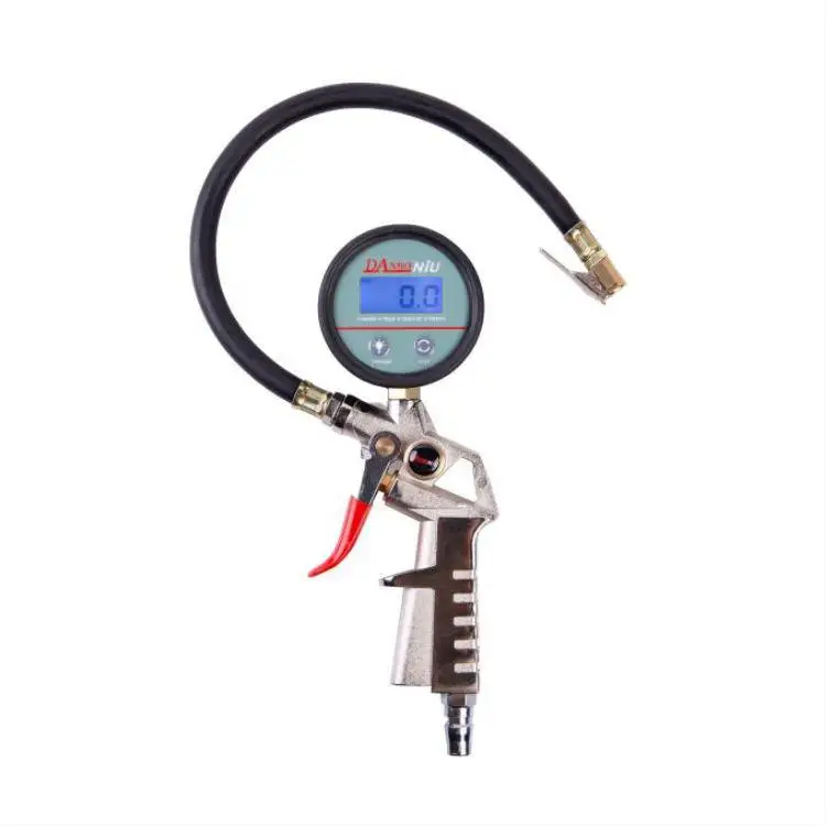 TG04C Chinese manufacturer high quality tire pressure gauge digital tire inflators gun with pressure gauge