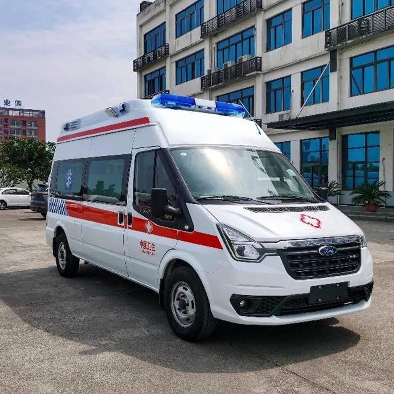 Cheap Factory Price Ford Diesel Ambulance Car Manufacture Emergency Vehicles Ambulance Supplier with Good Price