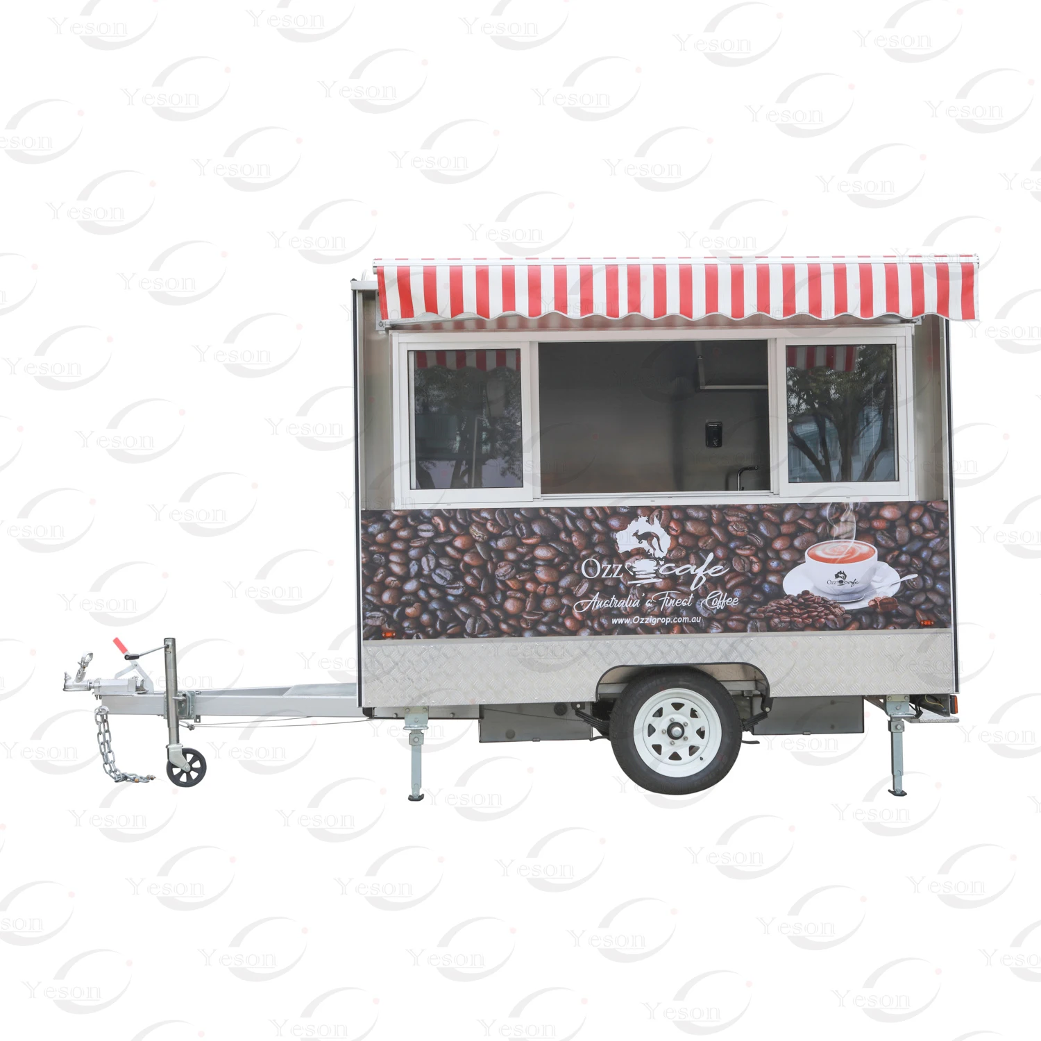 Street food truck motorcycle mobile cafe food bike trailer Mobile Coffee Cart Trailers For Australia Sale