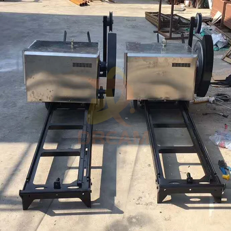 Diamond wire saw rock cutting wire saw machine pulley