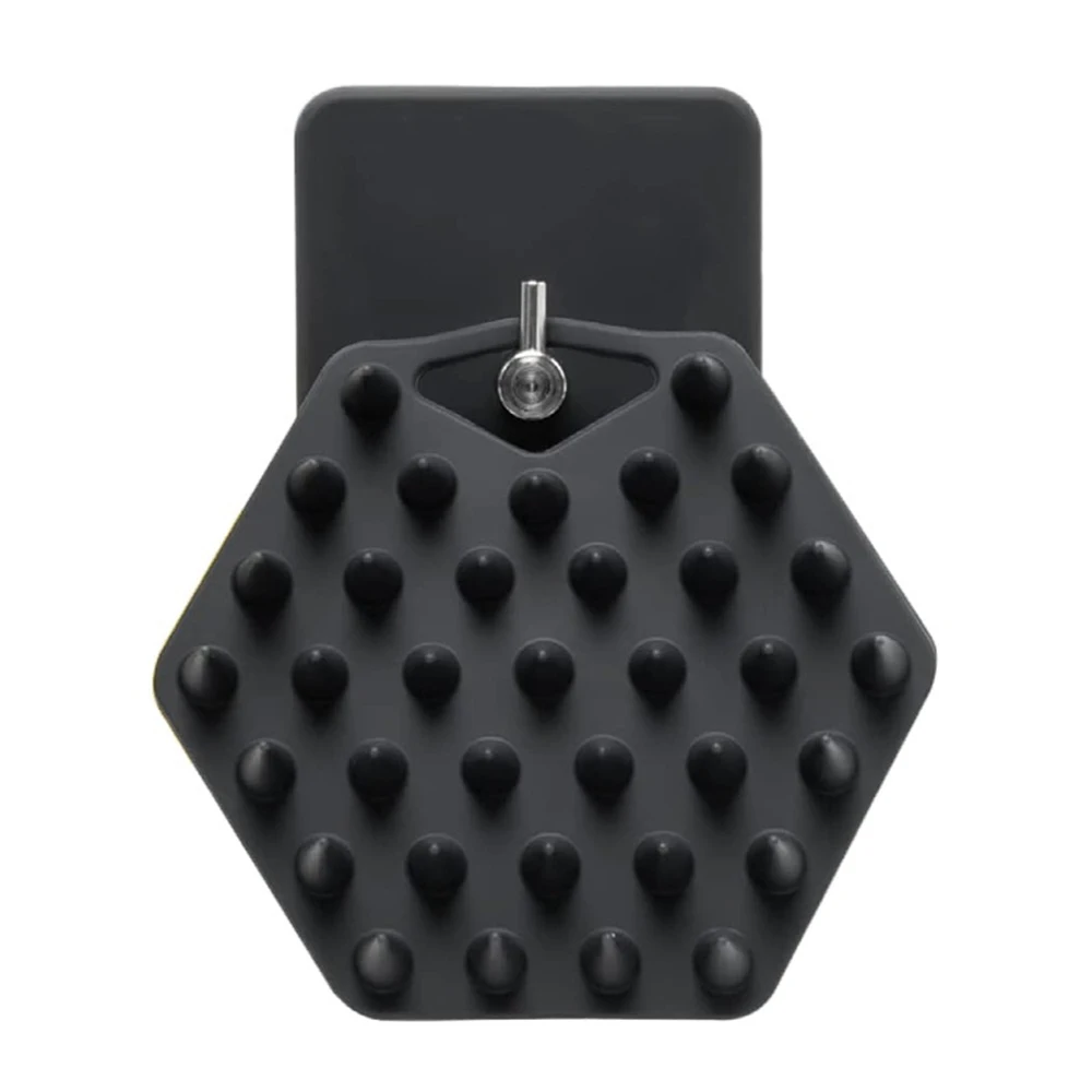 BAIFU L size soft silicone shampoo bath shower care scalp head massage toilet body hair oil brush makeup brush holder