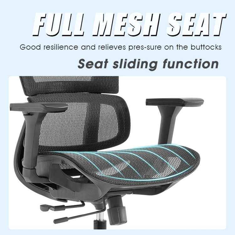 Luxury Silla De Oficina High Quality Office Furniture High Back Full Mesh Ergonomic Big And Tall Office chair