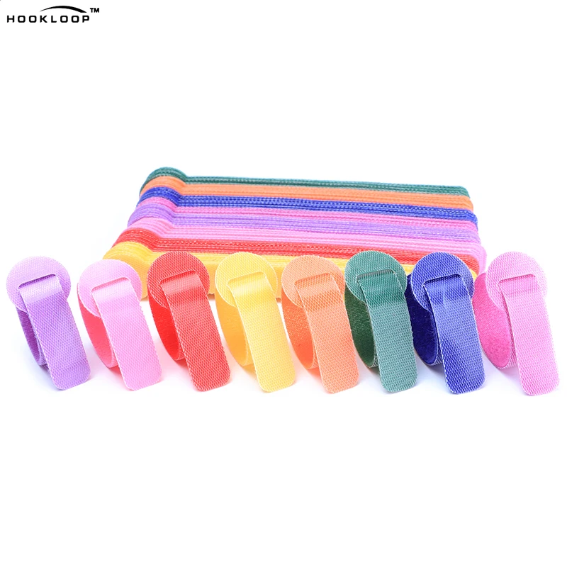 Factory Free Samples Hook And Loop Cable Ties Multi-Purpose Self-Locking Nylon Cable Ties for Home Office Garden Workshop